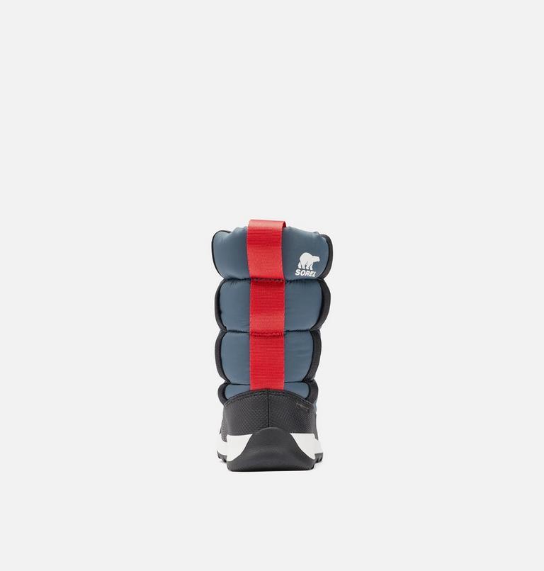 Kids' Whitney II Puffy Mid Winter Boot, Color: Uniform Blue, Cherrybomb, image 3