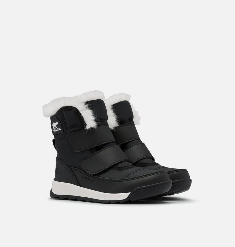 Kids' Whitney II Strap Winter Boot, Color: Black, image 2