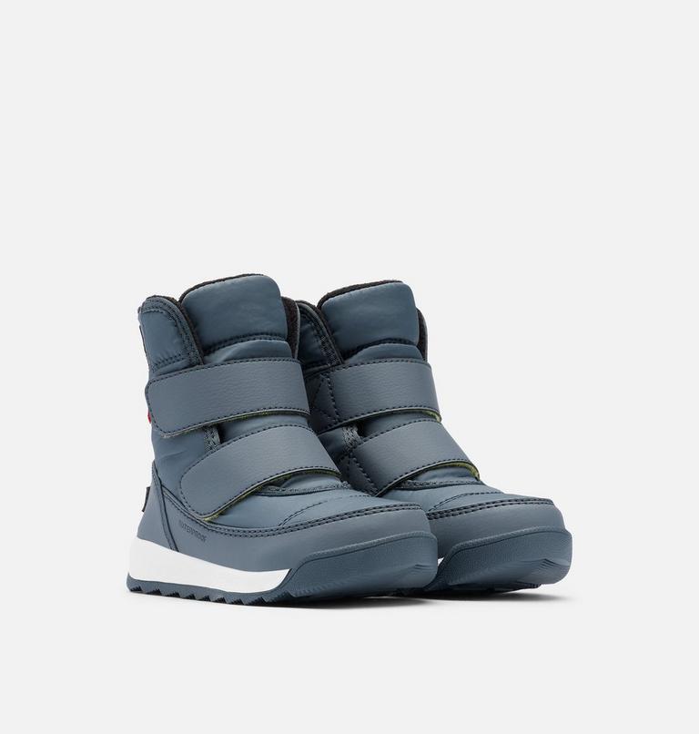 Kids' Whitney II Strap Winter Boot, Color: Uniform Blue, Cherrybomb, image 2