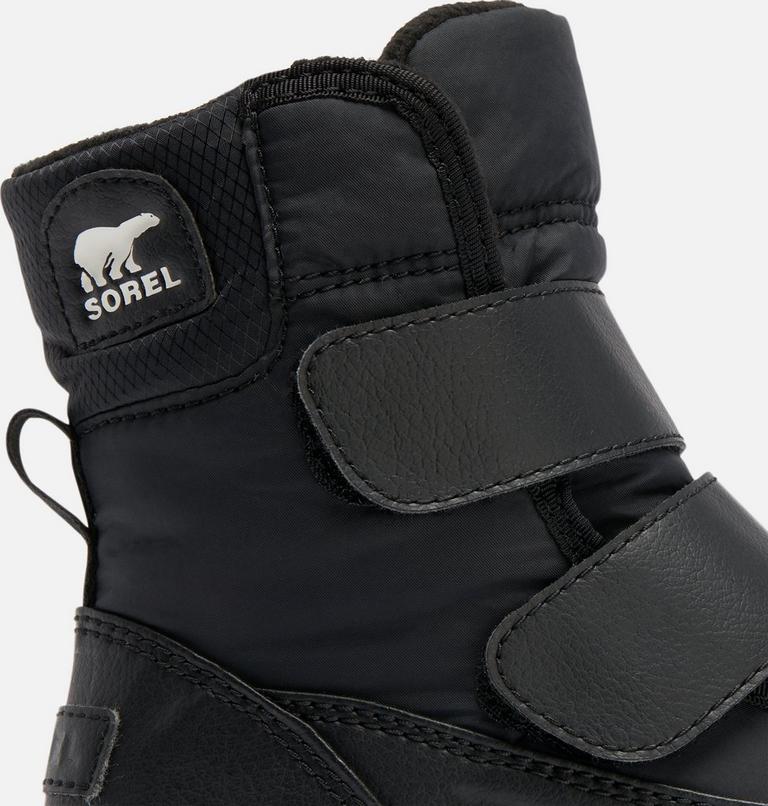 Toddler Whitney II Strap Boot, Color: Black, Sea Salt, image 7