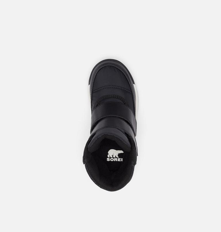 Toddler Whitney II Strap Boot, Color: Black, Sea Salt, image 5