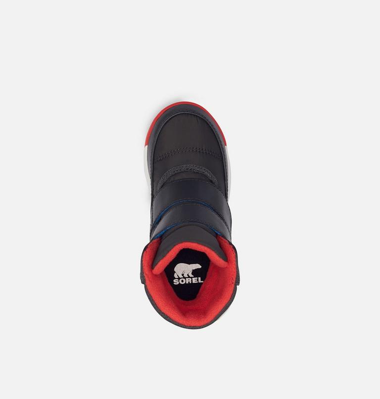 Toddlers' Whitney II Strap Winter Boot, Color: Jet, Poppy red, image 5