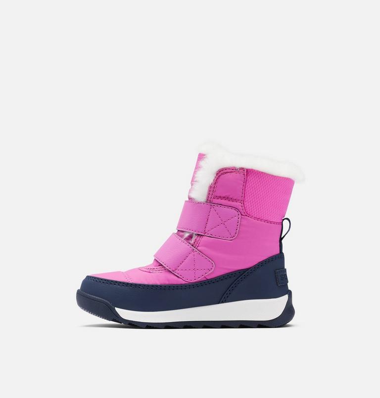 Toddlers' Whitney II Strap Winter Boot, Color: Bright Lavender, Collegiate Navy, image 4