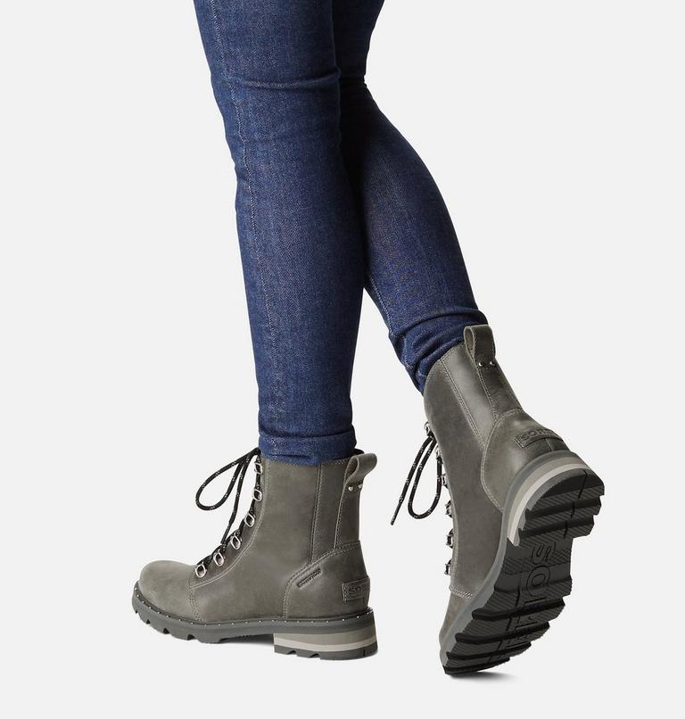 Women's Lennox Lace Waterproof Boot, Color: Quarry, Grill, image 7
