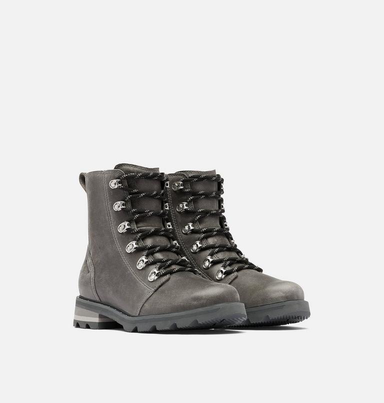 Women's Lennox Lace Waterproof Boot, Color: Quarry, Grill, image 2