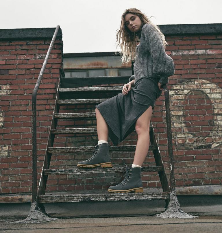 Women's Lennox Lace Waterproof Boot, Color: Dark Moss, Gum 2, image 9