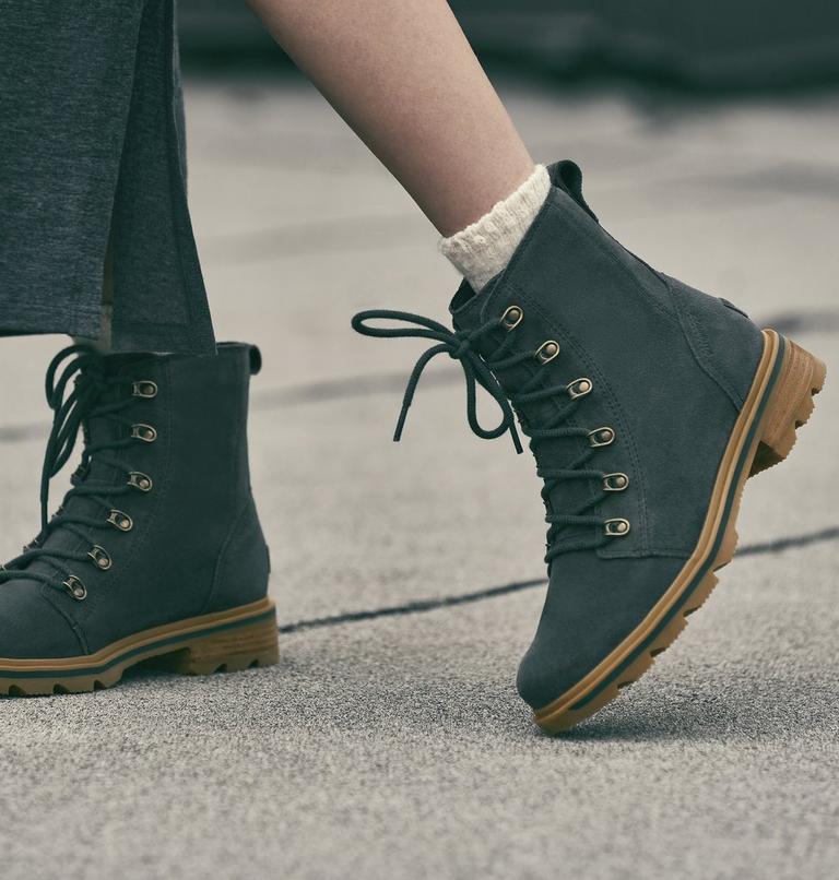 Women's Lennox Lace Waterproof Boot, Color: Dark Moss, Gum 2, image 10