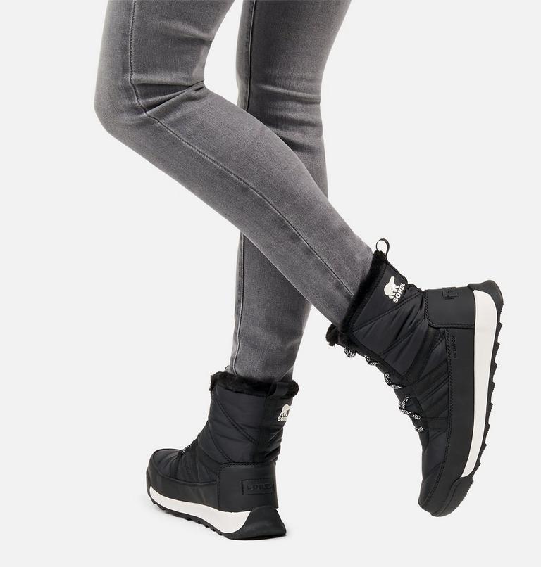 Women's Whitney II Short Lace Winter Boot, Color: Black, image 7