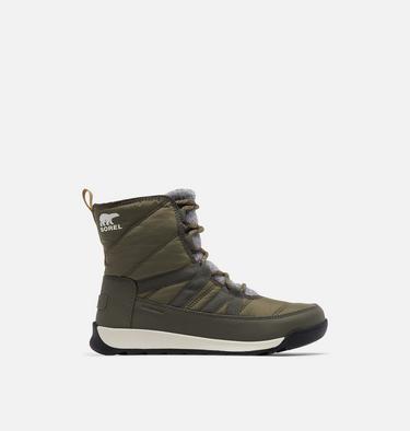 Women's Whitney II Short Lace Winter Boot, Color: Stone Green, Black, image 5