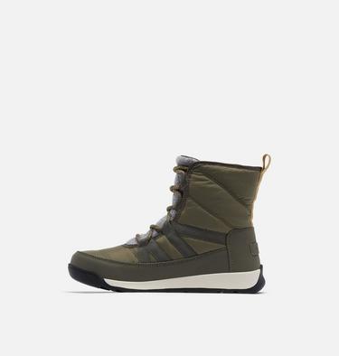 Women's Whitney II Short Lace Winter Boot, Color: Stone Green, Black, image 12