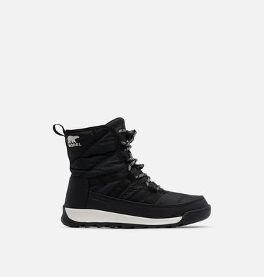 Youth Whitney II Short Lace Boot, Color: Black, image 1