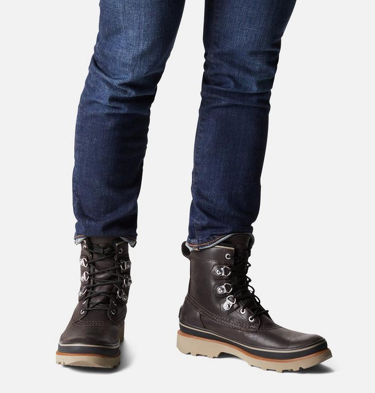 Men's Caribou Street Boot, Color: Blackened Brown, Black, image 7