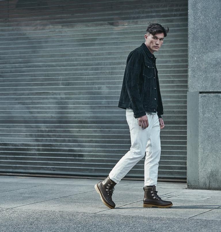 Men's Caribou Street Boot, Color: Blackened Brown, Black, image 8