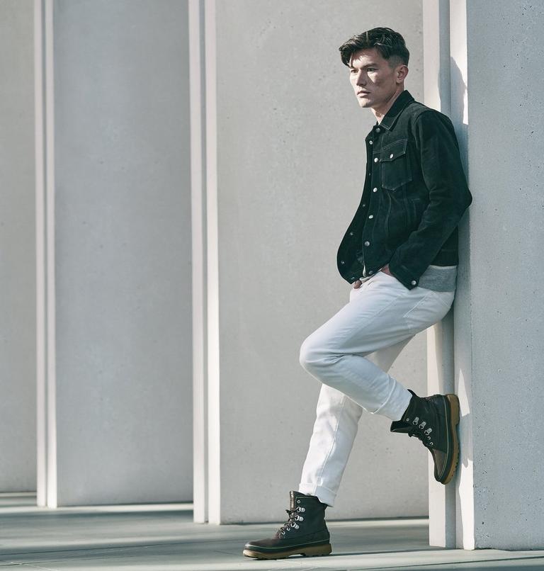 Men's Caribou Street Boot, Color: Blackened Brown, Black, image 9