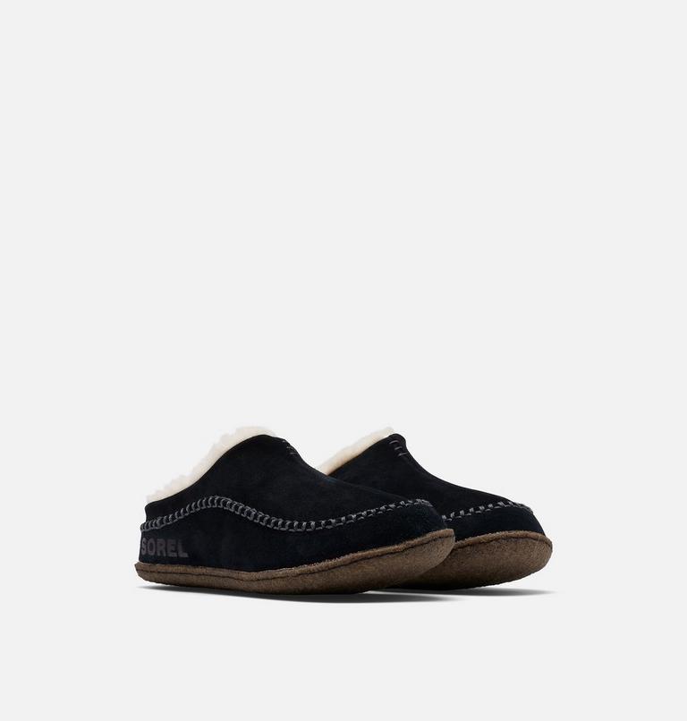 Men's Lanner Ridge Slipper, Color: Black, image 2