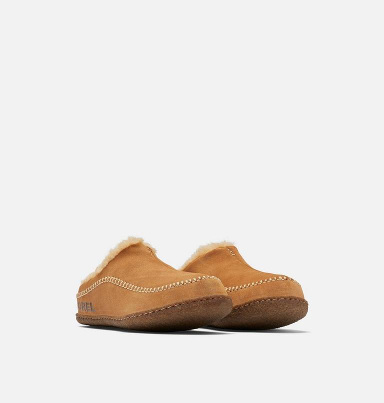 Men's Lanner Ridge Slipper, Color: Camel Brown, image 2