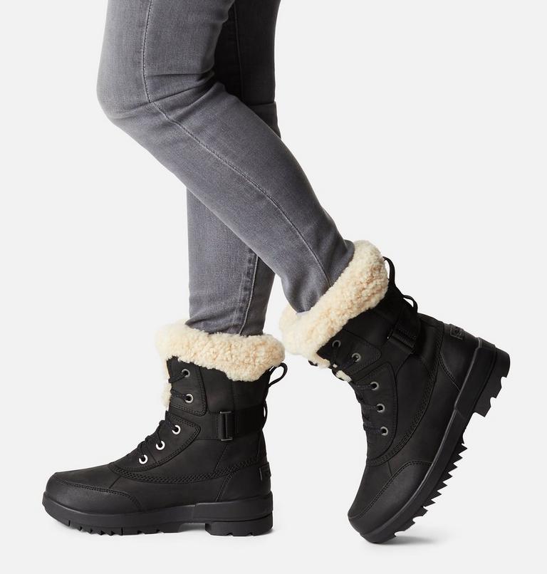 Women's Torino II Parc Shearling Waterproof Winter Boot, Color: Black, image 7