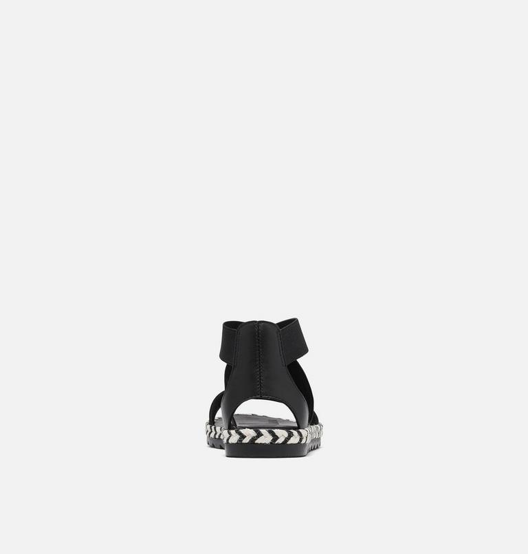 Women's Ella II Flat Sandal, Color: Black, Tan, image 3