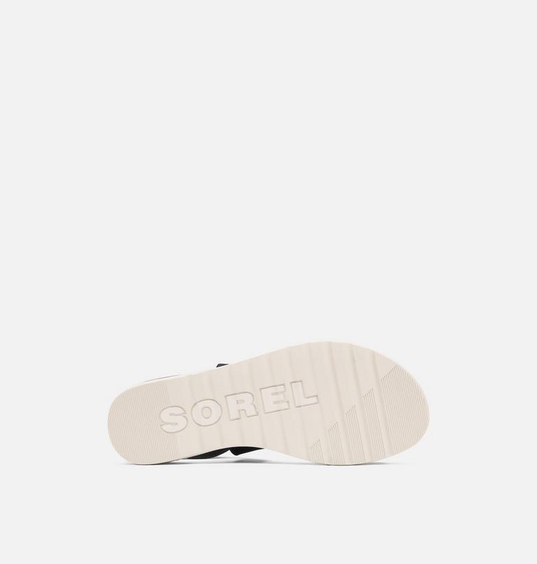 Women's Ella II Flat Sandal, Color: Snake, Black, image 6