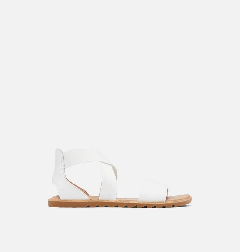 Women's Ella II Flat Sandal, Color: Sea Salt, image 1