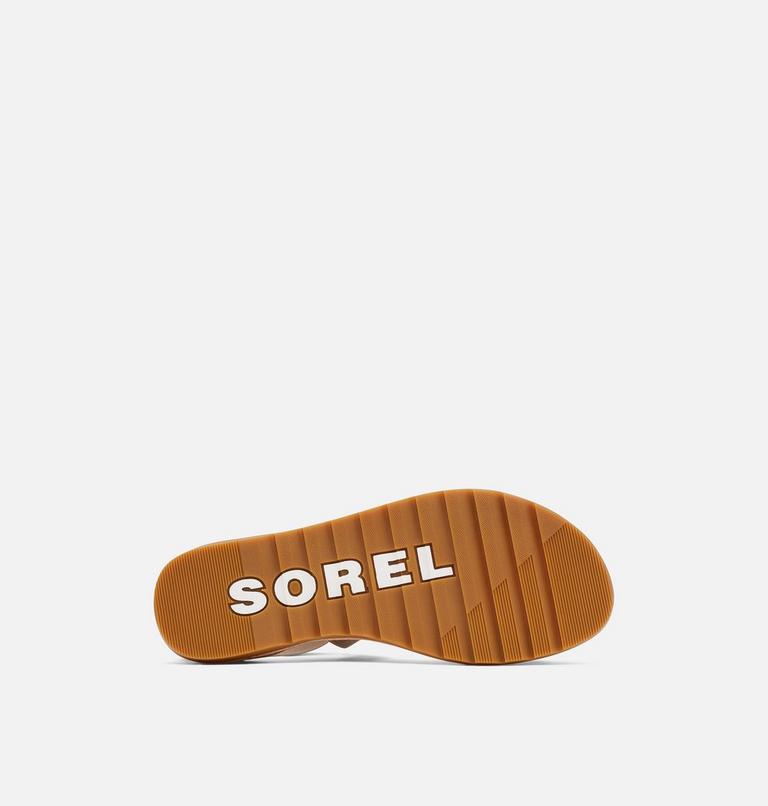 Women's Ella II Flat Sandal, Color: Ash Brown, image 6