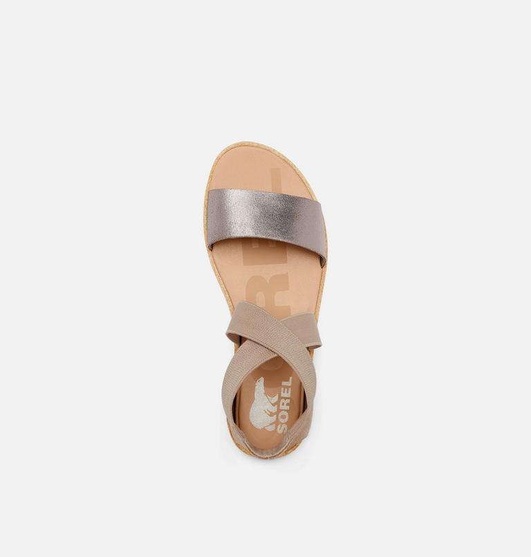 Women's Ella II Flat Sandal, Color: Ash Brown, image 5
