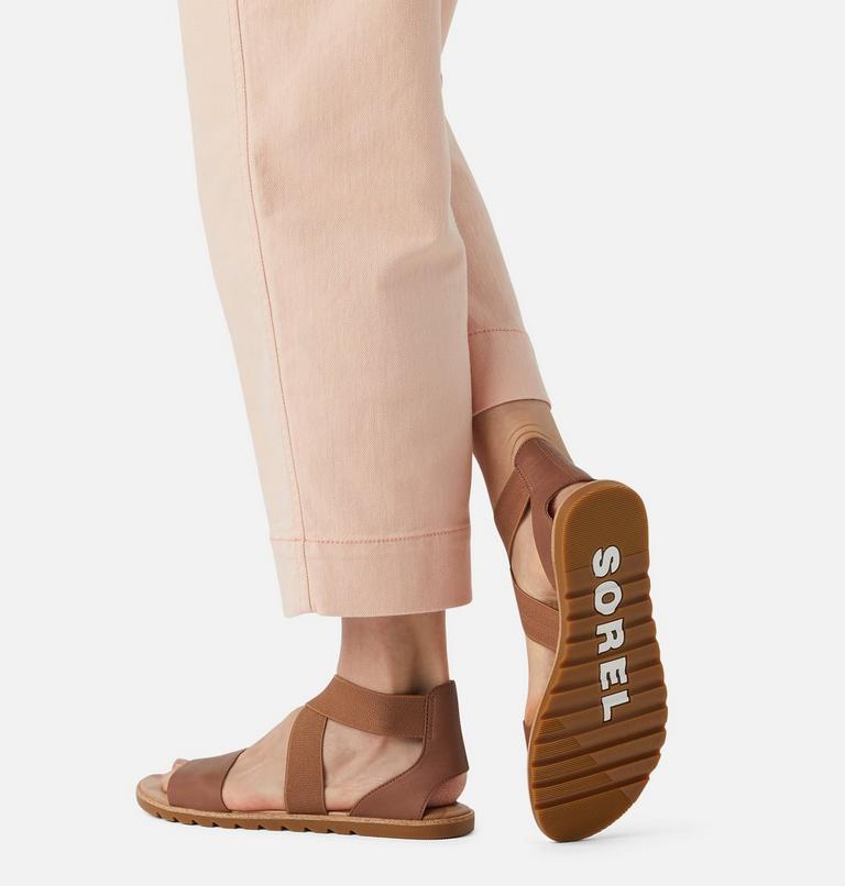 Women's Ella II Flat Sandal, Color: Velvet Tan, image 7