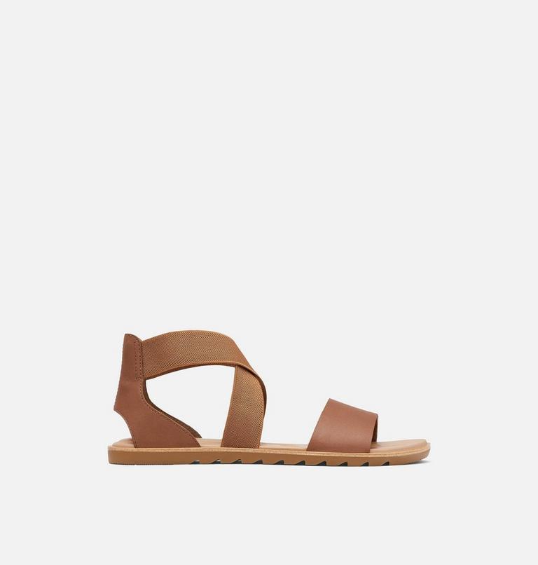 Women's Ella II Flat Sandal, Color: Velvet Tan, image 1