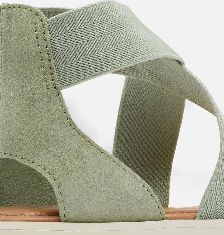 Women's Ella II Flat Sandal, Color: Safari, Chalk, image 8