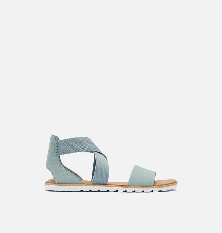 Women's Ella II Flat Sandal, Color: Crushed Blue, Cinder Grey, image 1