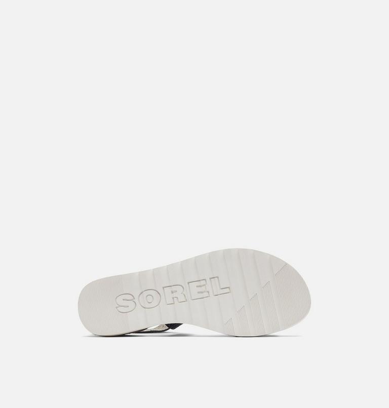 Women's Ella II Flat Sandal, Color: Nocturnal, Sea Salt, image 6