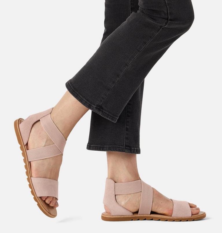 Women's Ella II Flat Sandal, Color: Mauve Vapor, image 7