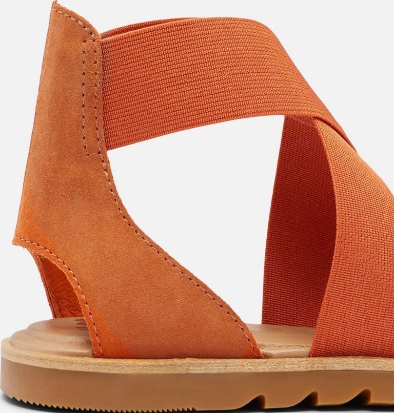 Women's Ella II Flat Sandal, Color: Desert Sun, Chalk, image 7