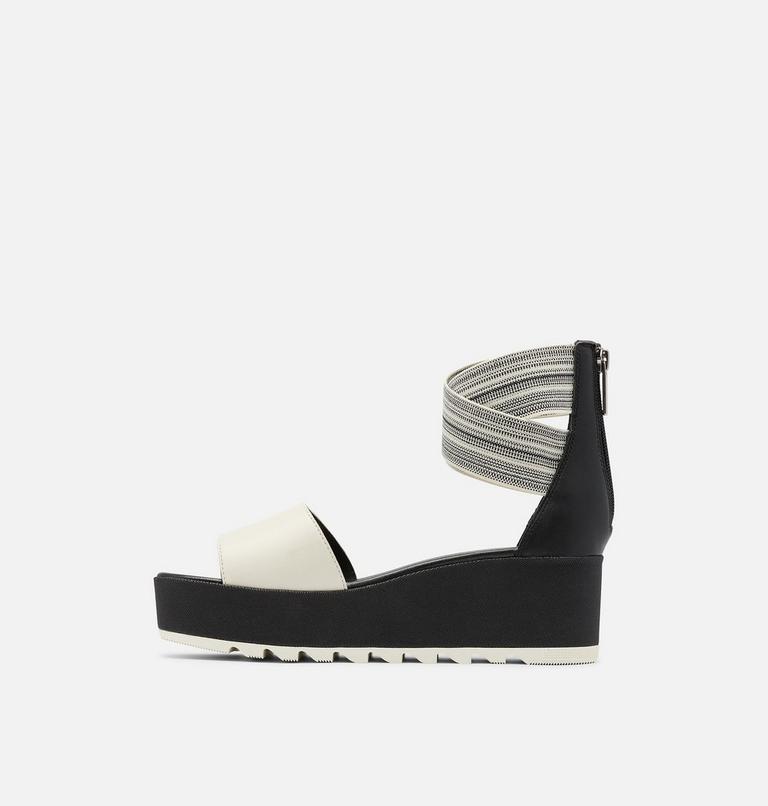 Women's Cameron Platform Ankle Strap Wedge Sandal, Color: Black, Gore, image 4