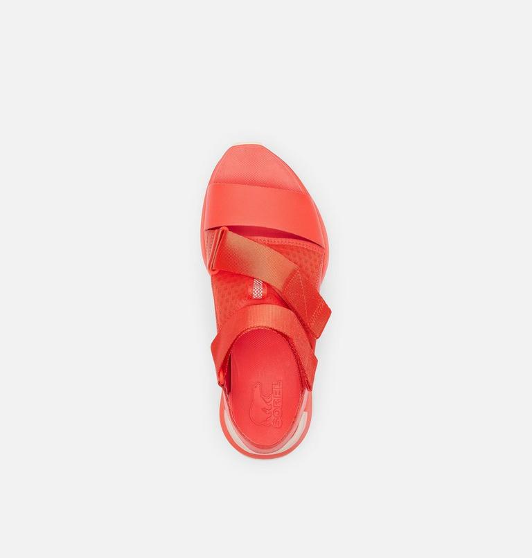 Women's Kinetic Impact Sporty Sandal, Color: Signal Red, image 5