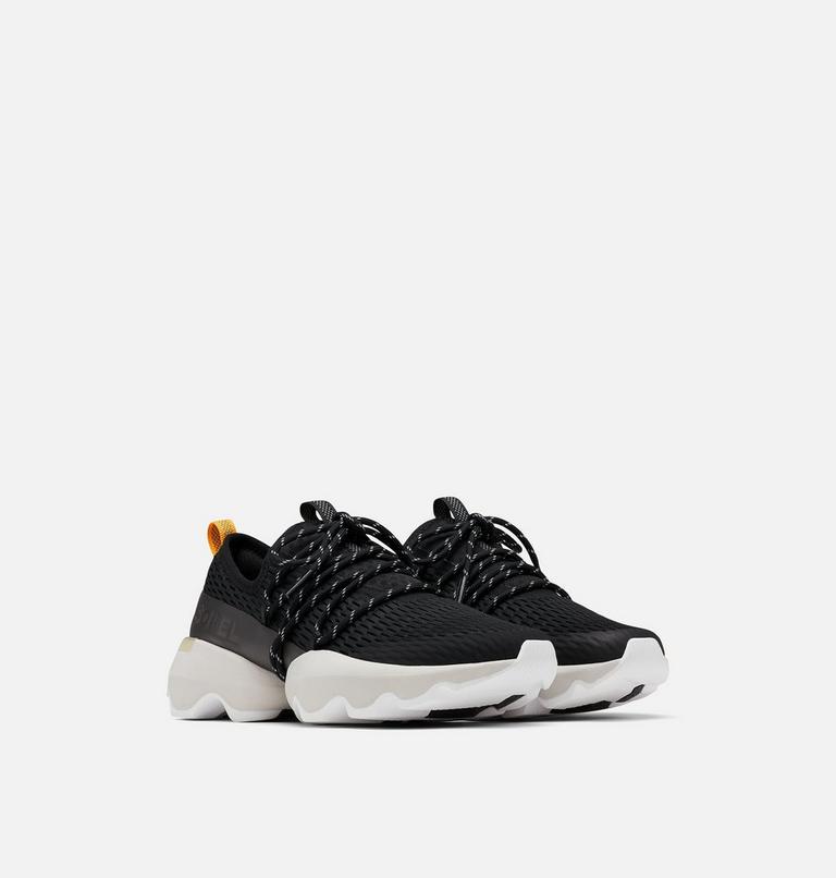 Women's Kinetic Impact Lace Sneaker, Color: Black, White, image 2
