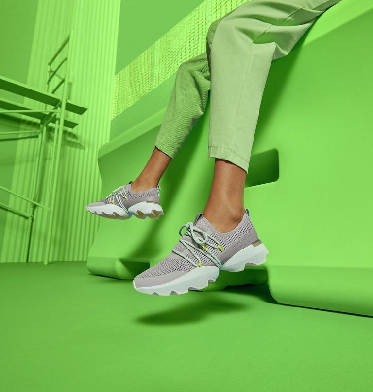 Women's Kinetic Impact Lace Sneaker, Color: Dove, Sea Salt, image 10