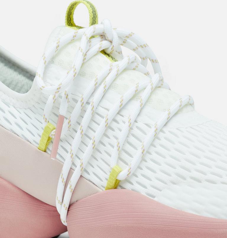 Women's Kinetic Impact Lace Sneaker, Color: White, Eraser Pink, image 7