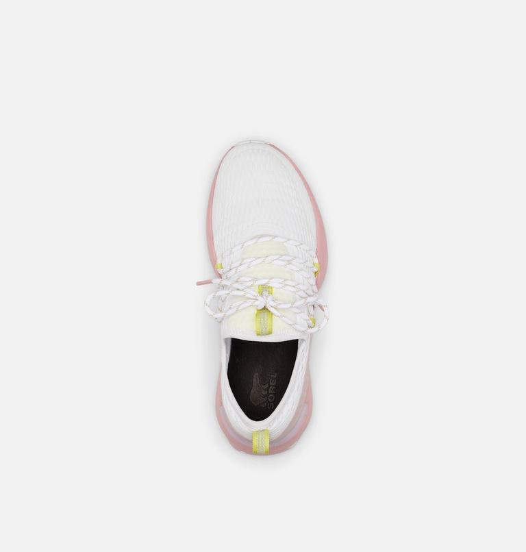 Women's Kinetic Impact Lace Sneaker, Color: White, Eraser Pink, image 5