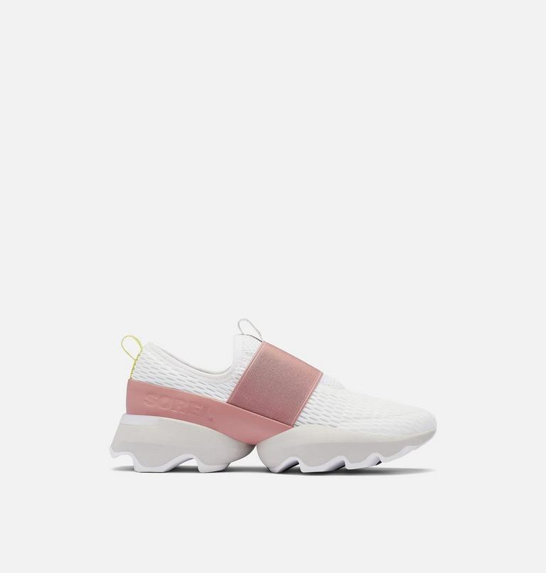 Women's Kinetic Impact Strap Sneaker, Color: White, Moonstone, image 1