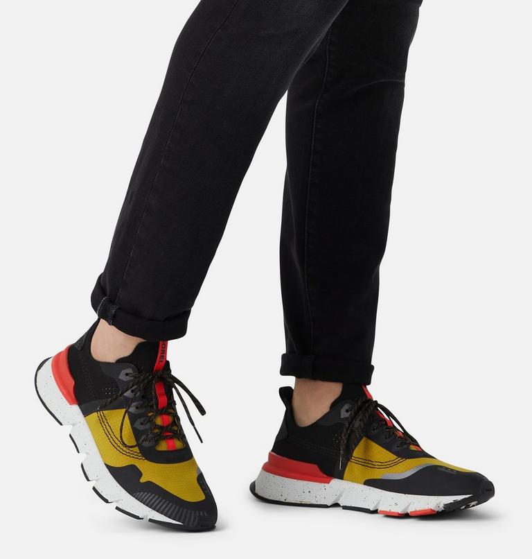 Men's Kinetic Rush Ripstop Sneaker, Color: Dioxide Gold, Fiery Red, image 7