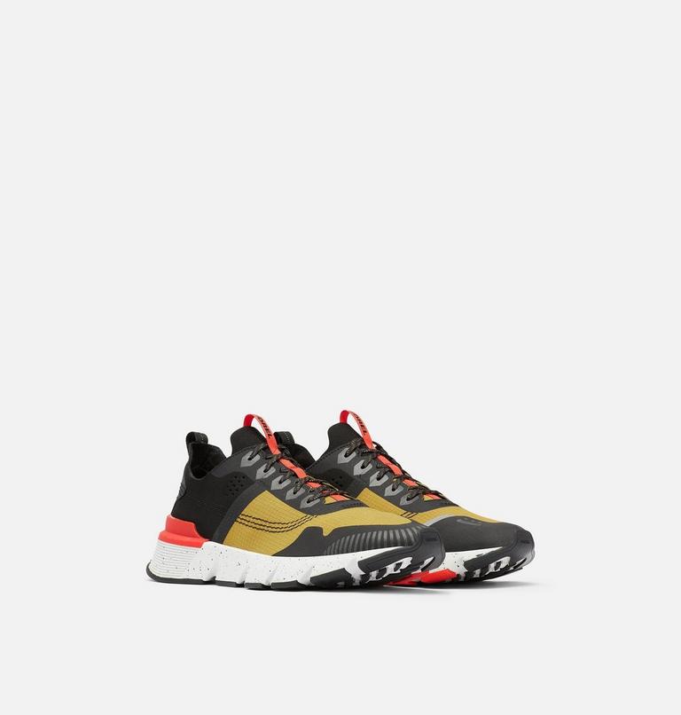 Men's Kinetic Rush Ripstop Sneaker, Color: Dioxide Gold, Fiery Red, image 2