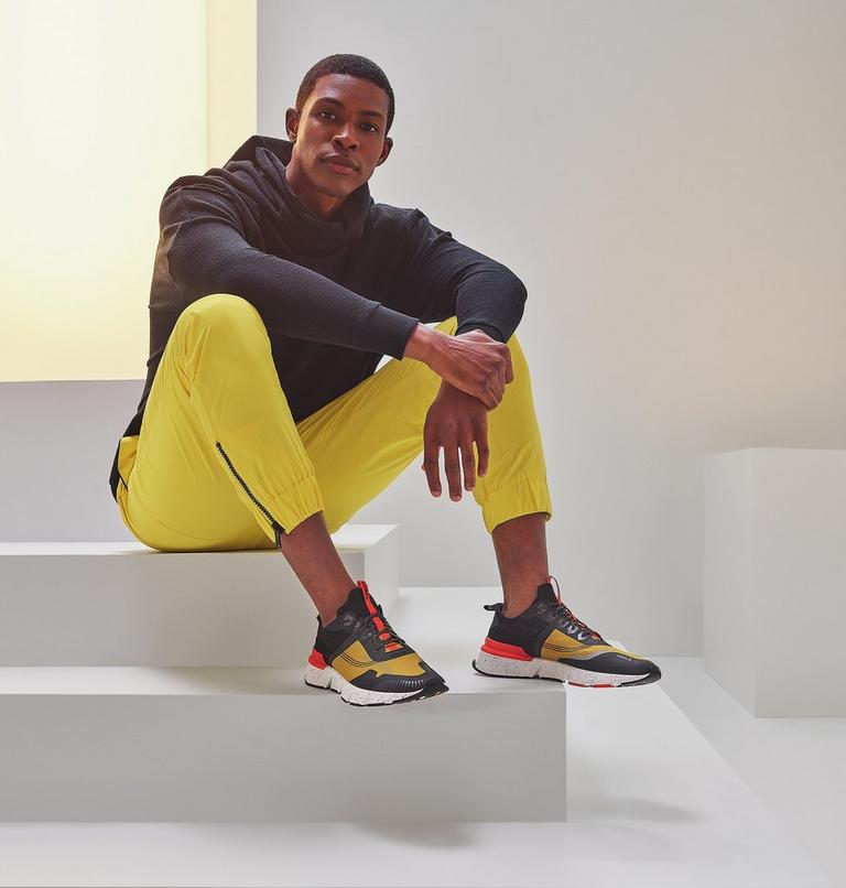 Men's Kinetic Rush Ripstop Sneaker, Color: Dioxide Gold, Fiery Red, image 11