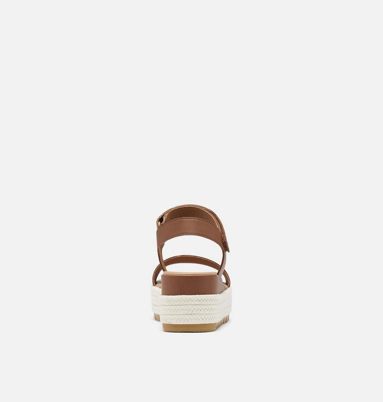 Women's Cameron Flatform Sandal, Color: Velvet Tan, Chalk, image 3