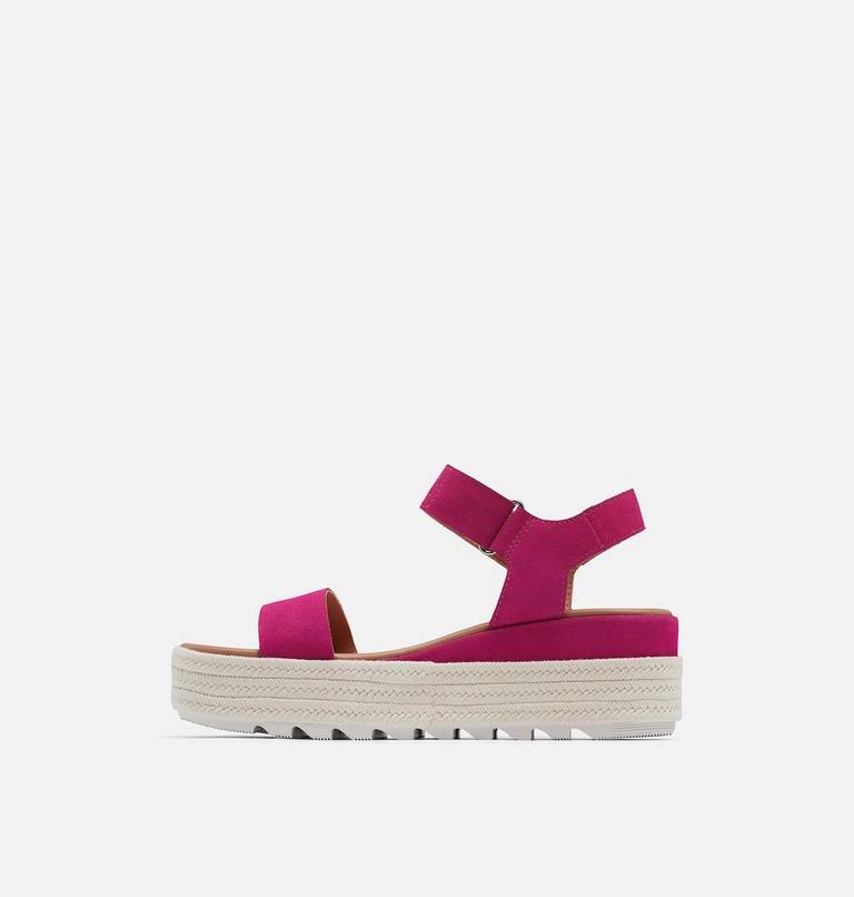 Women's Cameron Flatform Sandal, Color: Fuchsia Fizz, Sea Salt, image 4