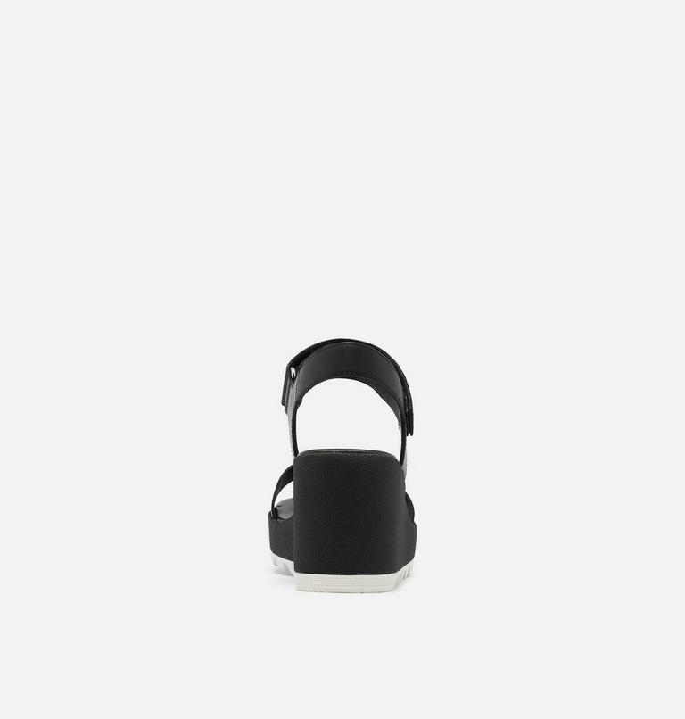 Women's Cameron Wedge Leather Sandal, Color: Black, image 3