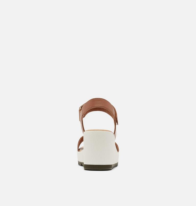 Women's Cameron Wedge Leather Sandal, Color: Velvet Tan, image 3