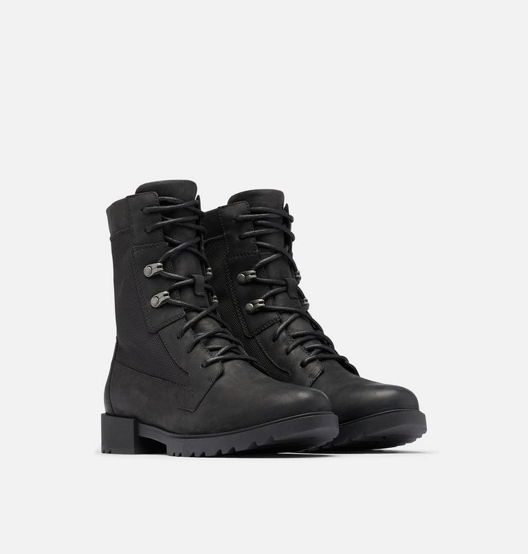 Women's Emelie II Lace Waterproof Tall Boot, Color: Black, Black, image 2