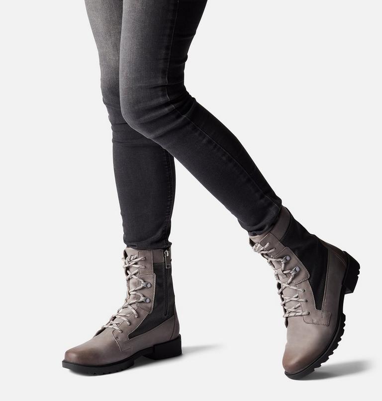Women's Emelie II Lace Waterproof Tall Boot, Color: Quarry, Grill, image 7