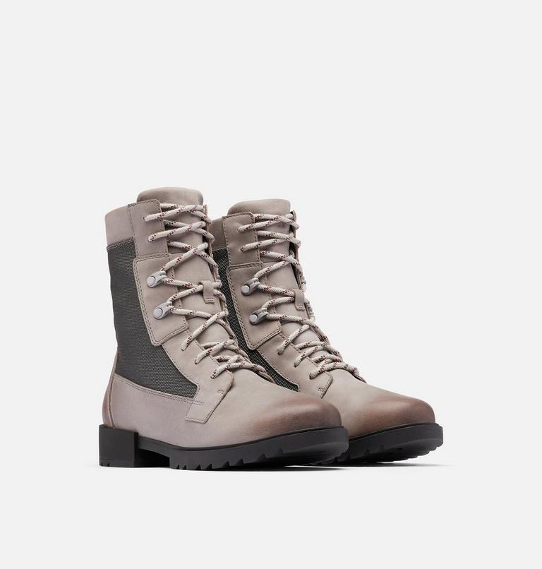 Women's Emelie II Lace Waterproof Tall Boot, Color: Quarry, Grill, image 2